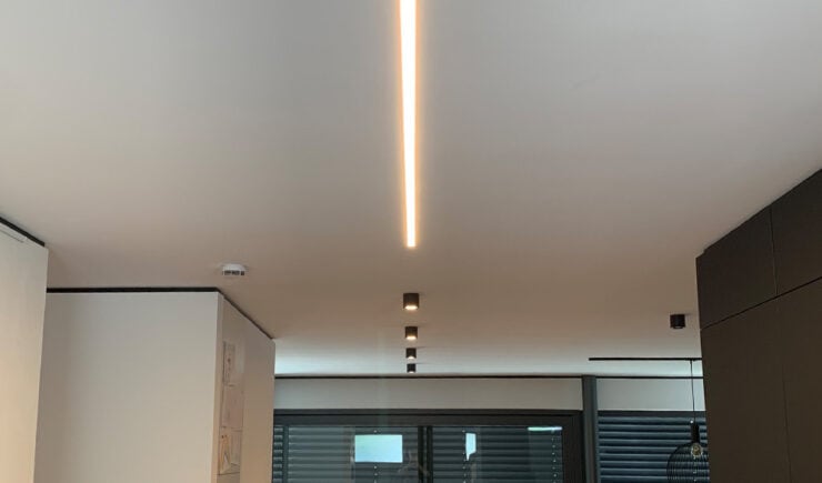 Elegante Wohnungsbeleuchtung