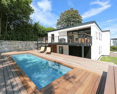 Smartes Pool und Sauna System